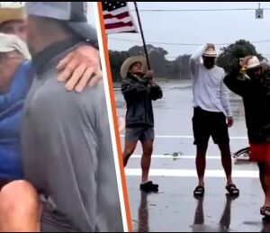 Strangers Risk Their Lives to Save Elderly Man from a Flooded Car during Hurricane Ian