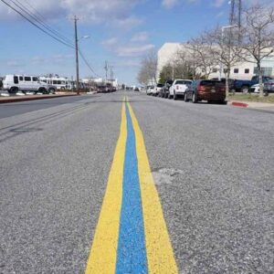 If You’ve Noticed A Blue Line Painted On The Street, Here’s What It Means