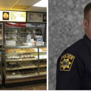 Officer Goes To Donut Shop On Wedding Day- Then Spots a 3-y Girl And He Needs To Take Action