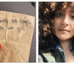 Woman on date gets slipped note from stranger telling her to “run” from date