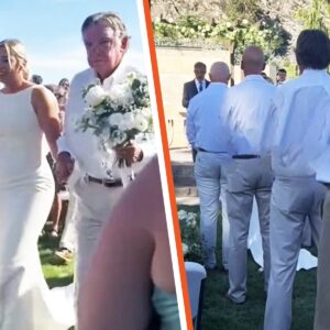 Teen Puts Dad in Prison after Years of Suffering —15 Men Walk Her Down the Aisle in His Place Years Later