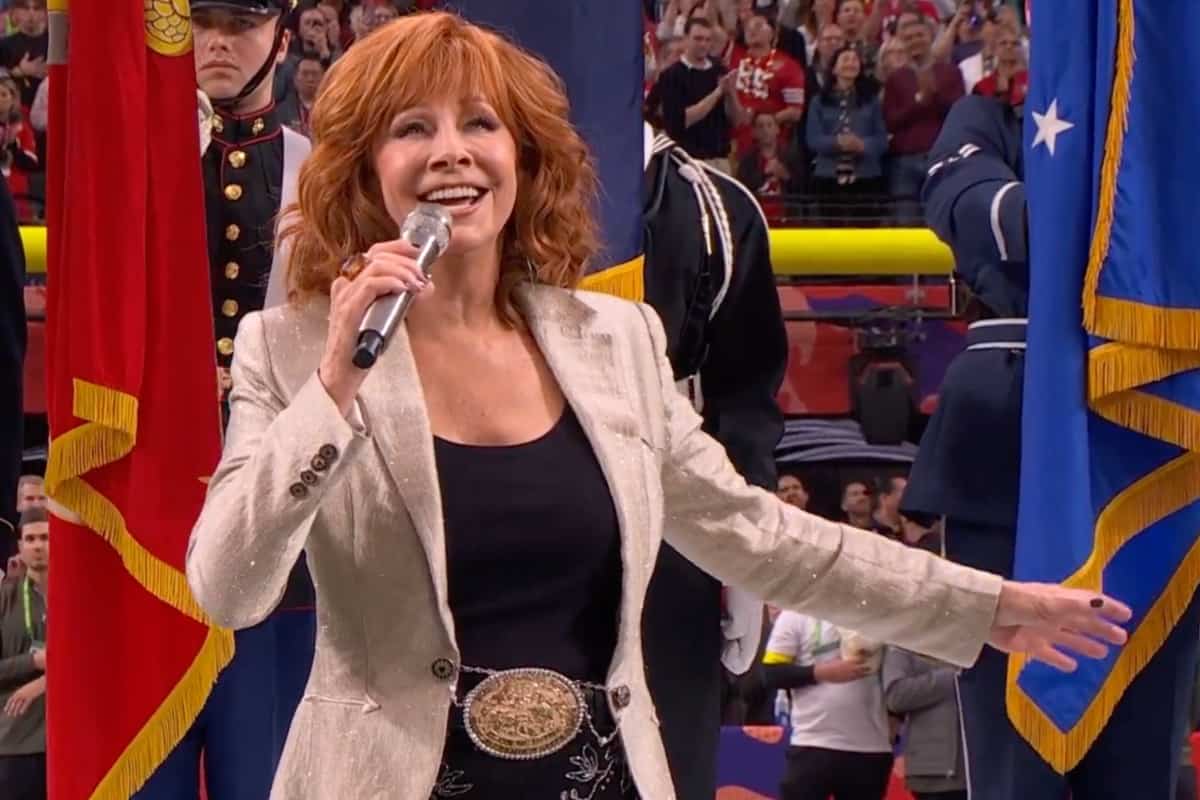 Reba McEntire Kicks Off Super Bowl LVIII With Epic Rendition Of The National Anthem