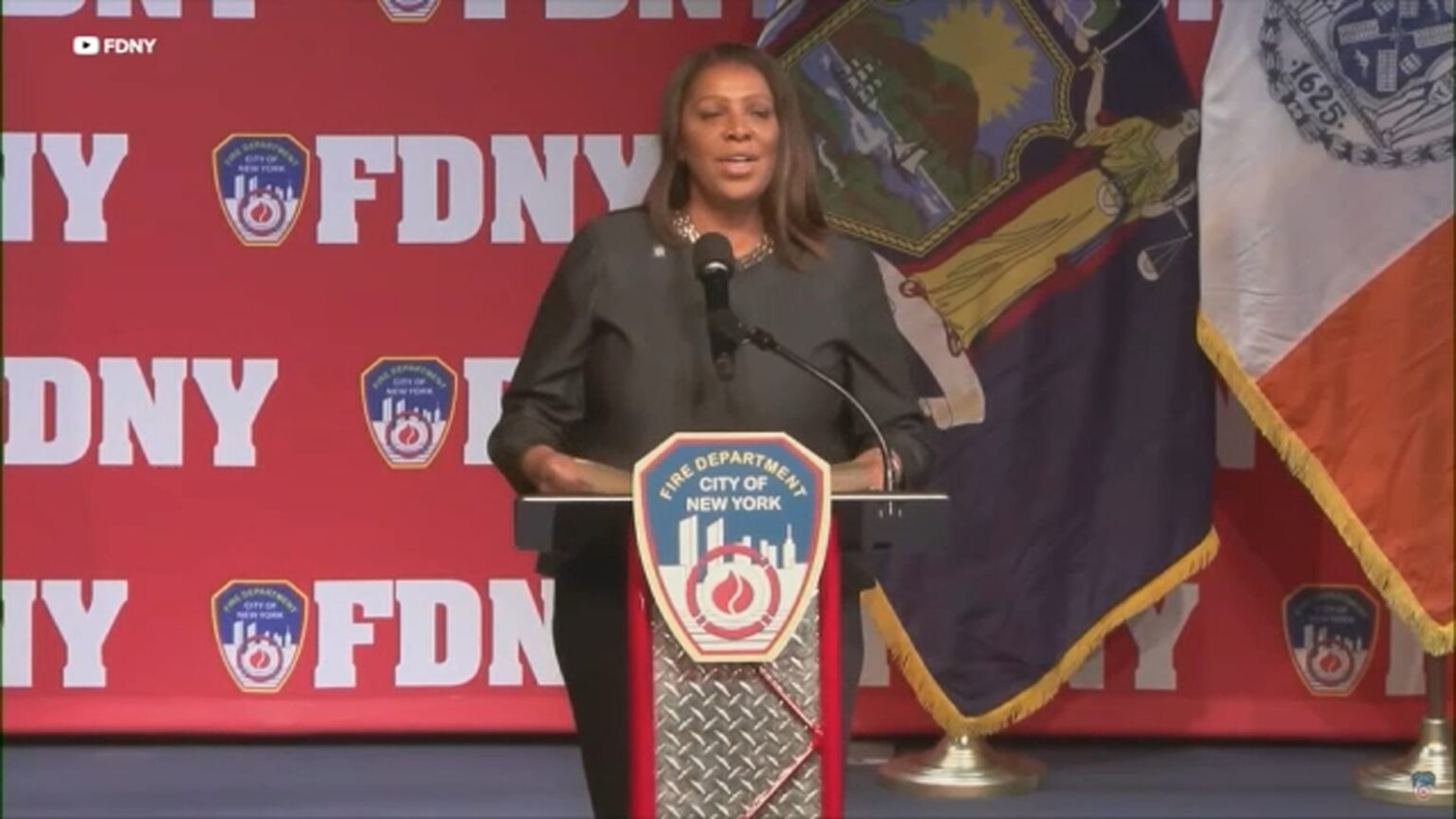 Letitia James Faces Backlash at FDNY Event Amidst Trump Controversy