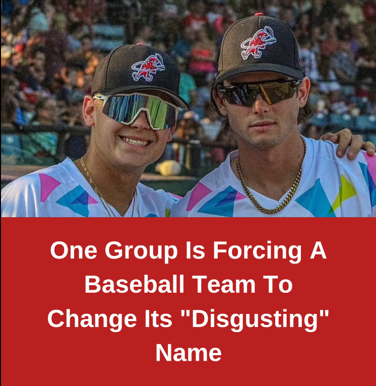 One Group Is Forcing A Baseball Team To Change Its “Disgusting” Name