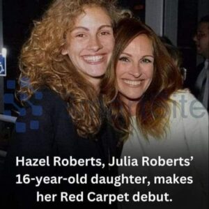 Julia Roberts’ 16-year-old daughter, Hazel Roberts, has her inaugural appearance on the Red Carpet.