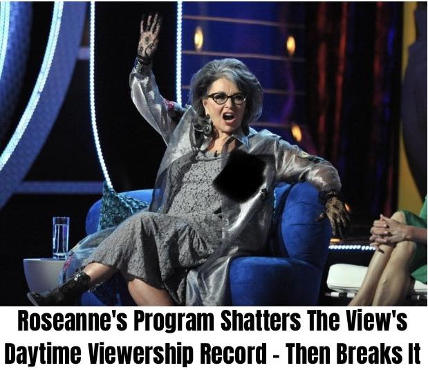 Roseanne’s Program Shatters The View’s Daytime Viewership Record – Then Breaks It