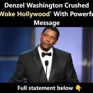 Denzel Washington tells it like it is, he crushed ‘Woke Hollywood’ with this powerful message