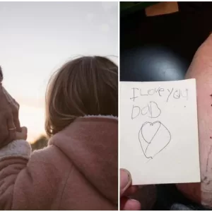 Dad tattoos daughter’s last drawing on himself after she dies of cancer