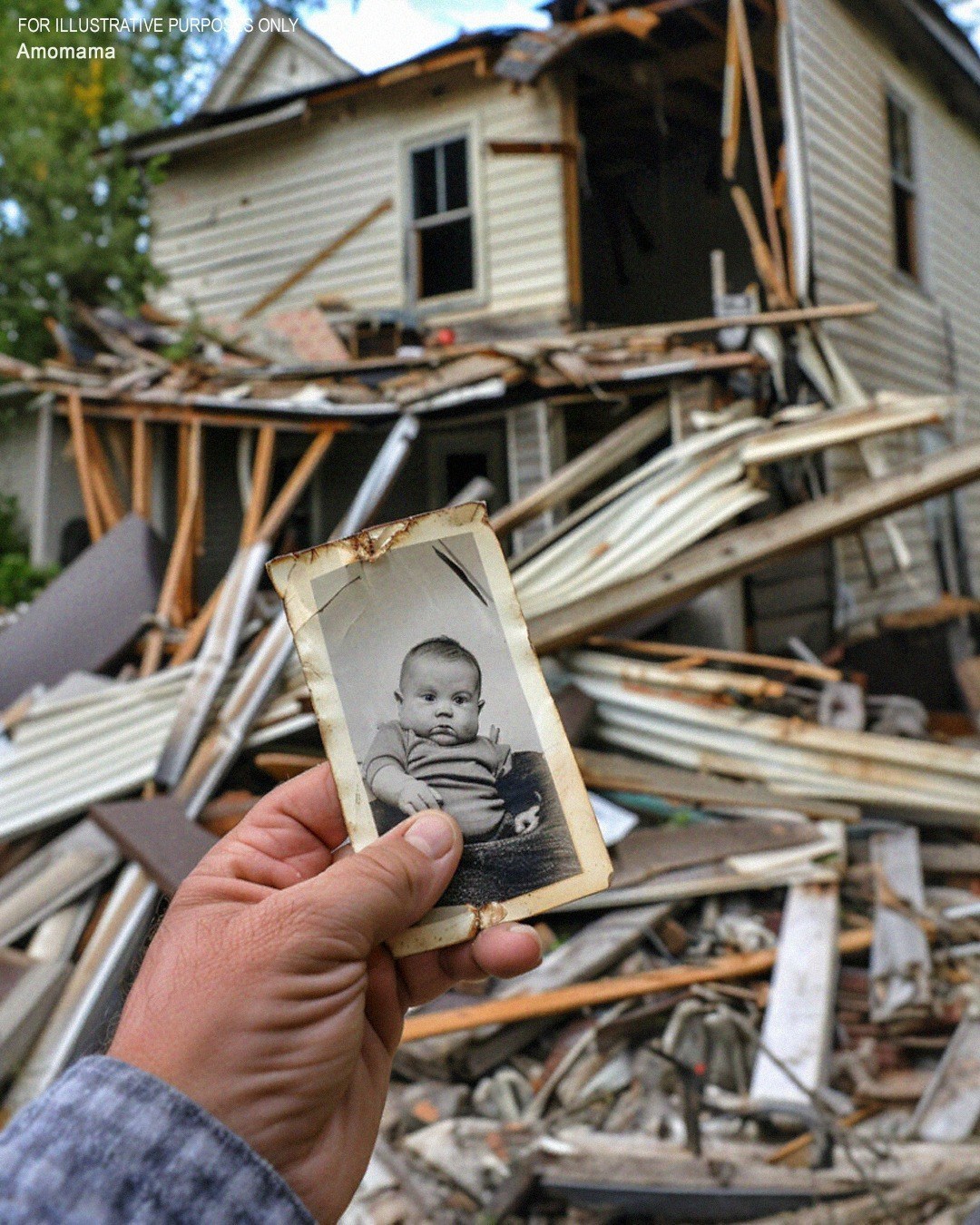 Millionaire Demolishes Old Man’s House, Unexpectedly Sees His Childhood Photo among Ruins — Story of the Day