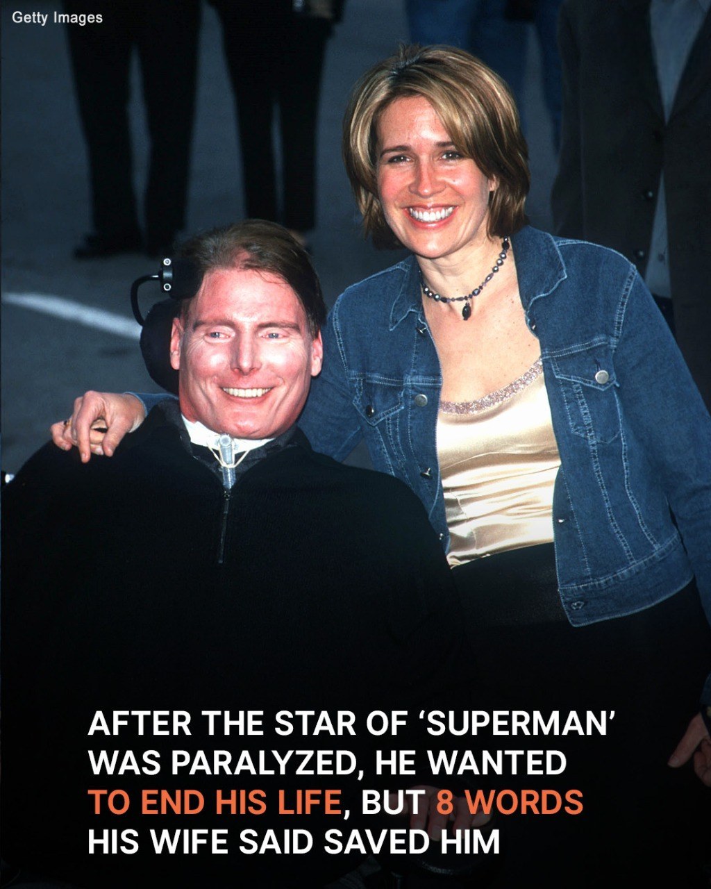 After Christopher Reeve Became Paralyzed, He Wanted to End His Life, but 8 Words from His Wife Saved Him