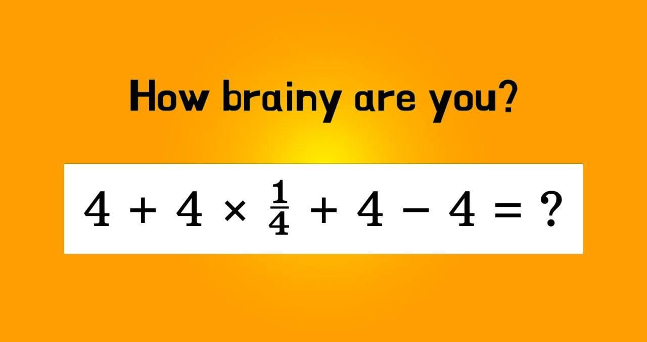 This Seemingly Simple Maths Test Is Actually Really Difficult