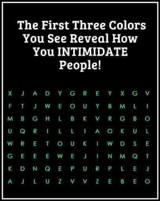 The First Three CoIors You See ReveaI How You lNTlMlDATE People!