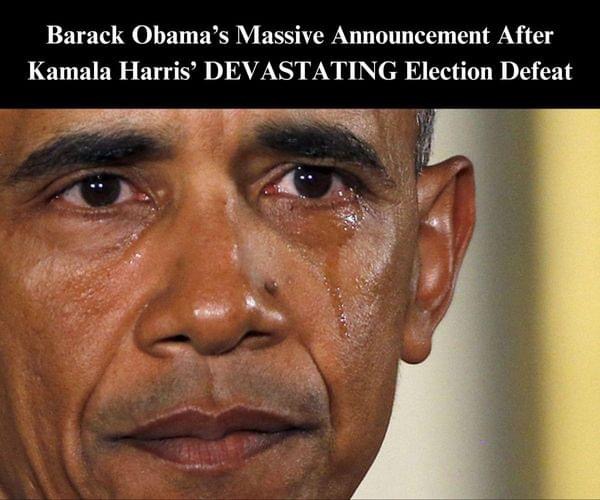 Obama Makes Statement After Kamala’s Blowout Election Loss