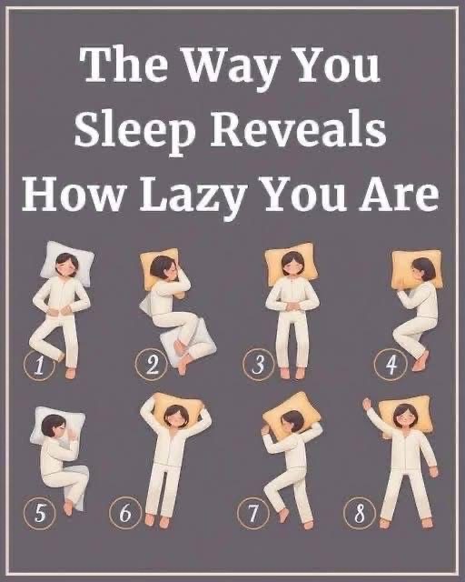 Your Sleeping Position Reflects Your Level of Laziness