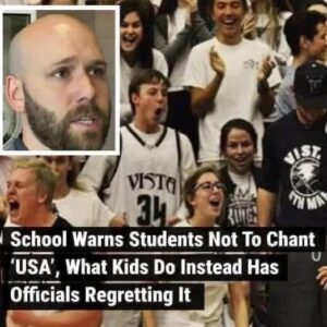 After high school students began chanting “USA” during sporting events, parents received a letter warning the teens to stop saying the phrase. However, as soon as they read the note, the patriotic students responded in a way that would not only make our Forefathers proud but had school officials rethinking their position. How they responded? See it in the first comment👇