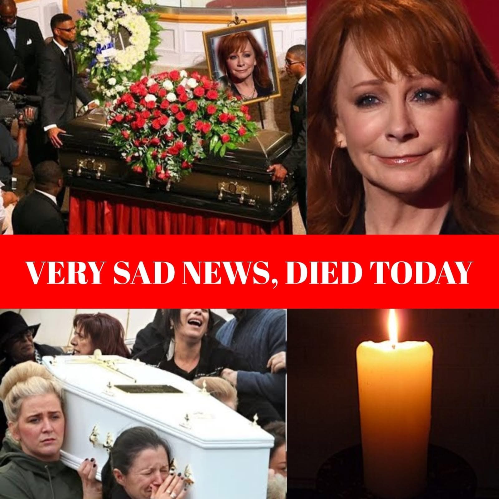 18 minutes ago , Farewell in tears/ Family announced the sad news of Legend singer Reba McEntire….. See here–>