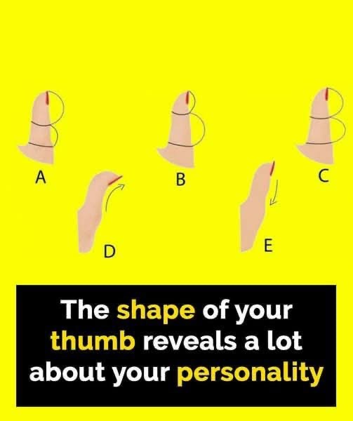 The Secrets Your Thumb Shape Reveals About Your Personality