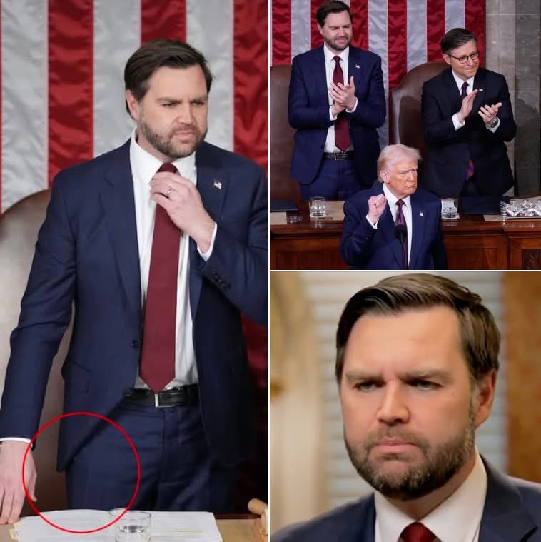 JD Vance mocked for ‘tiny pants’ during Trump’s speech to Congress