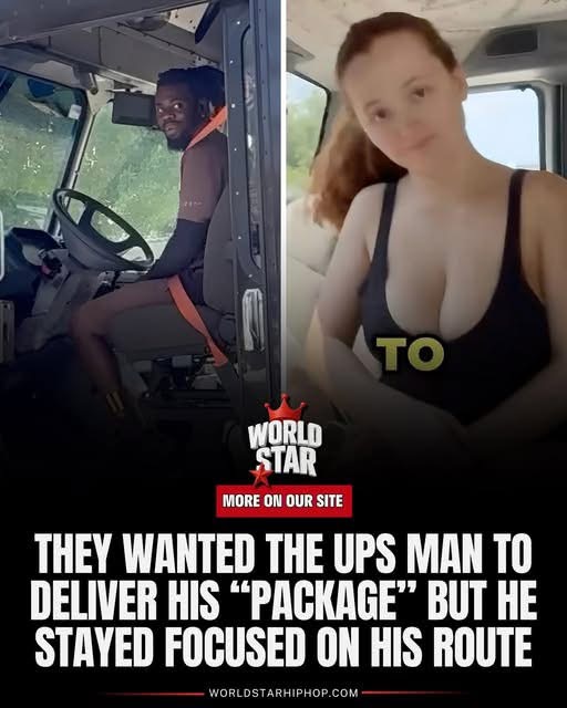 He Stayed Strong: UPS Driver Passed On This Bang Bus Session!