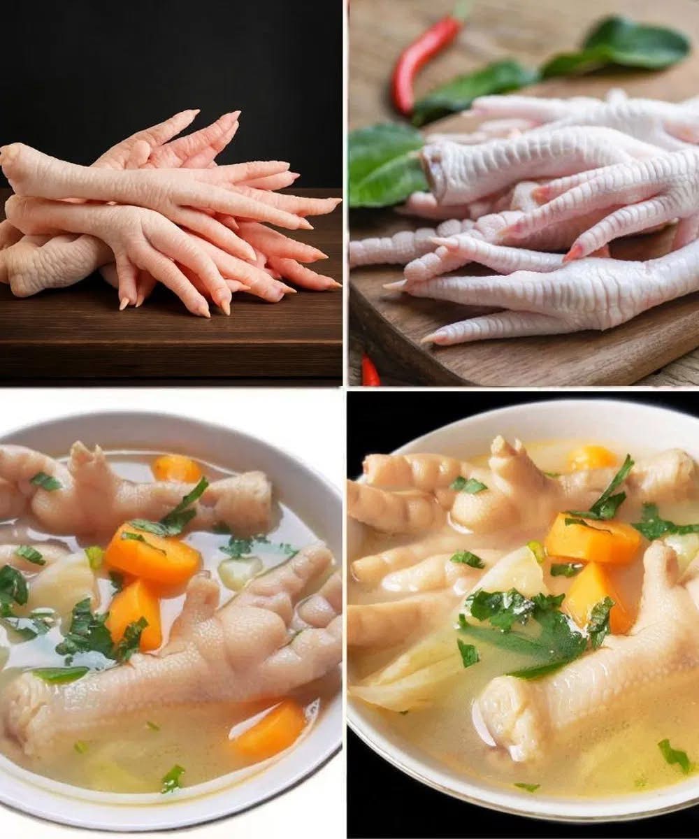 Great benefits of chicken feet