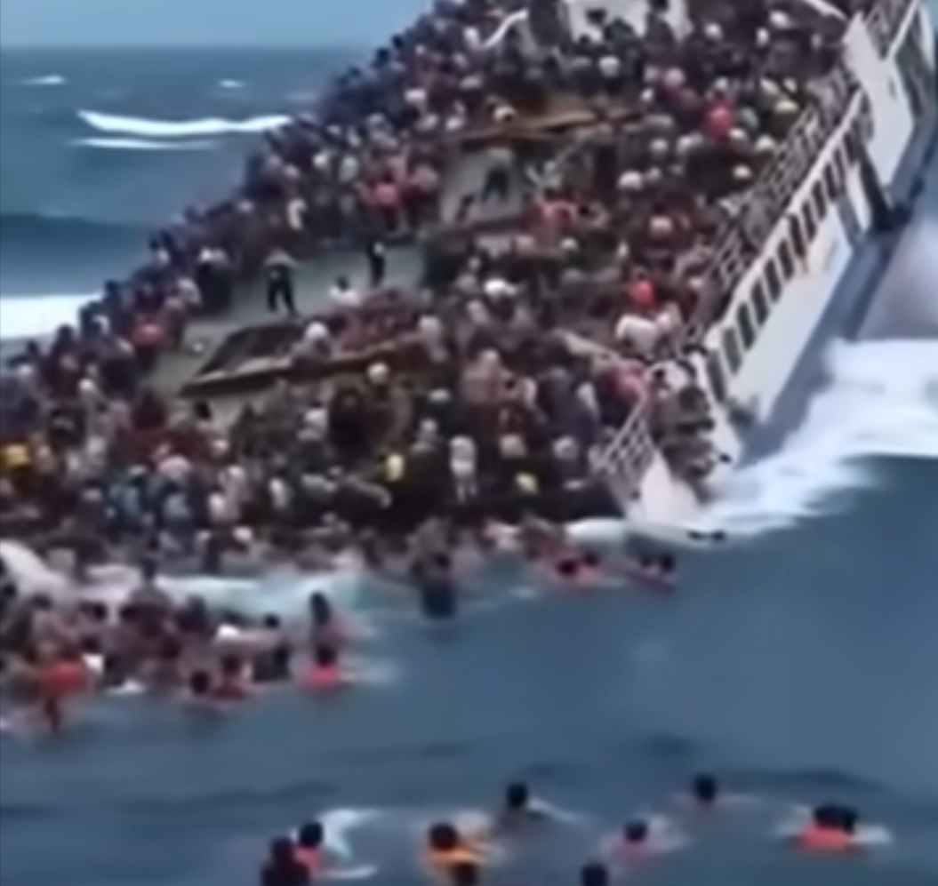 Breaking News,30 minutes ago Tragic sinking of passenger ship See more