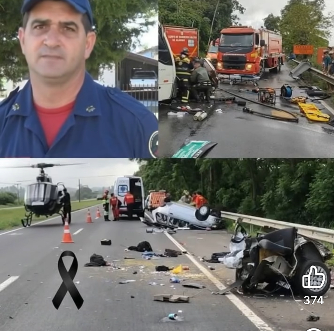 Firefighter goes to respond to incident and discovers that one of the victims is his wife,